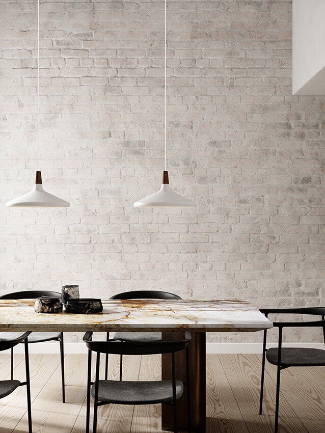 Nori 39 hanglamp, wit